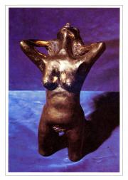 "La vergine" - scultura in bronzo a cera 

persa